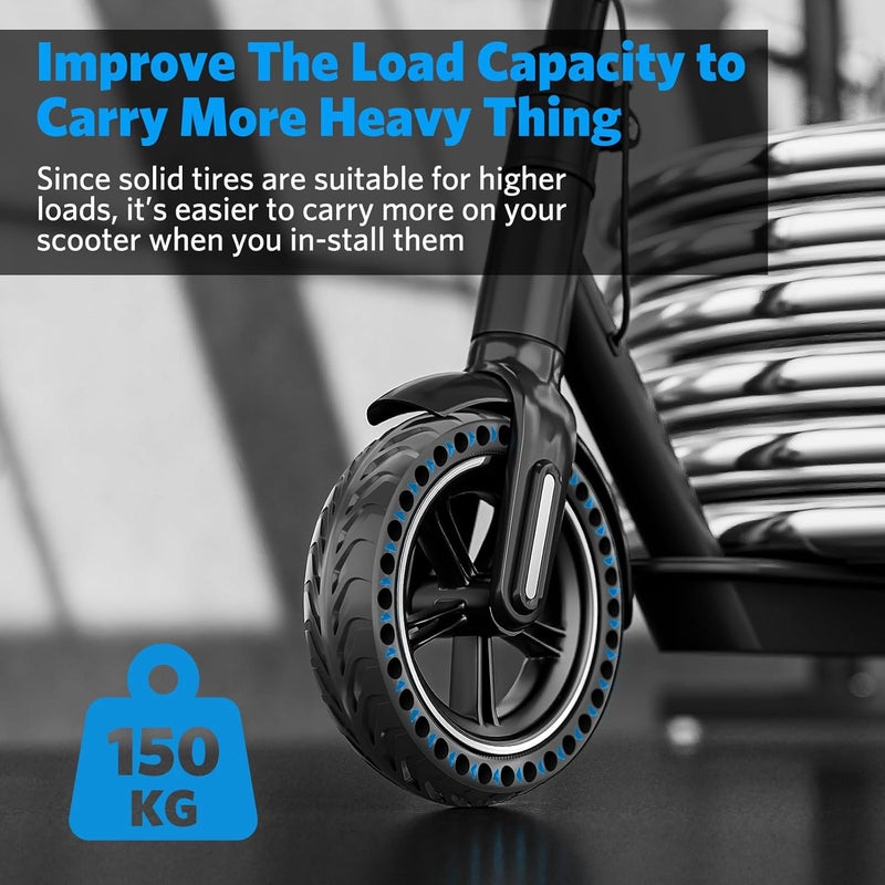 Cooryda 8.5'' Solid Tires for Electric Scooter, 50/75-6.1 Tire Replacement for Xiaomi Pro 2/M365/1S/Gotrax GXL V2/XR/APEX, 8 1/2'' Replacement Tires - Image 3